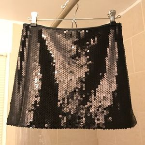 Sexy little BCBG sequin mini skirt